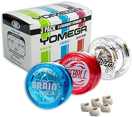Yoyos para Principiantes Yomega Legendary Spinners 3 Pzs