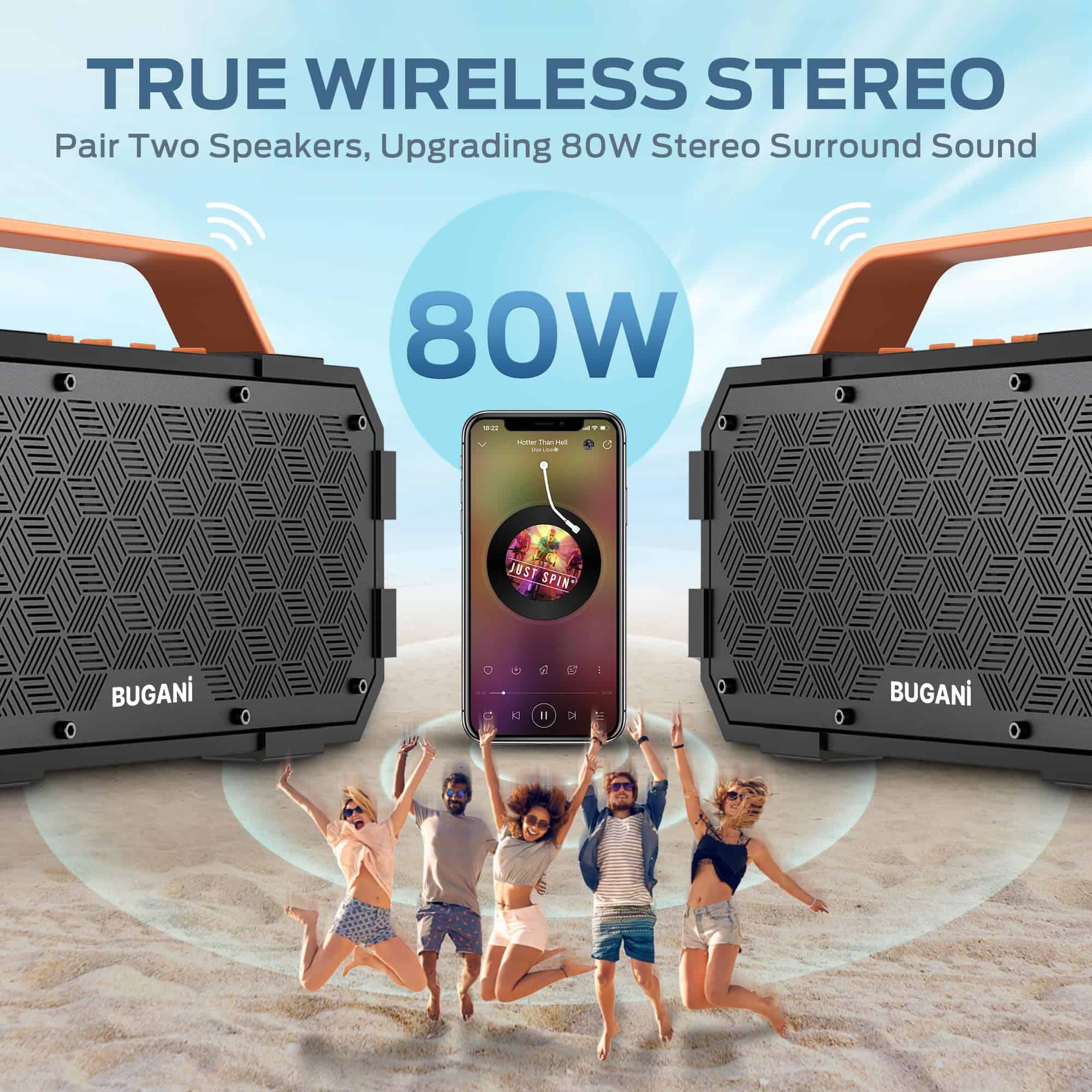 Altavoz Bluetooth BUGANI, Altavoces Bluetooth portátiles - Image 6