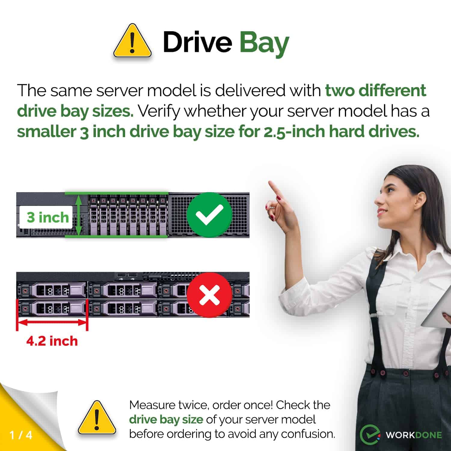 12-Pack 2.5" Drive Caddy - G176J Compatible for Dell - Image 3