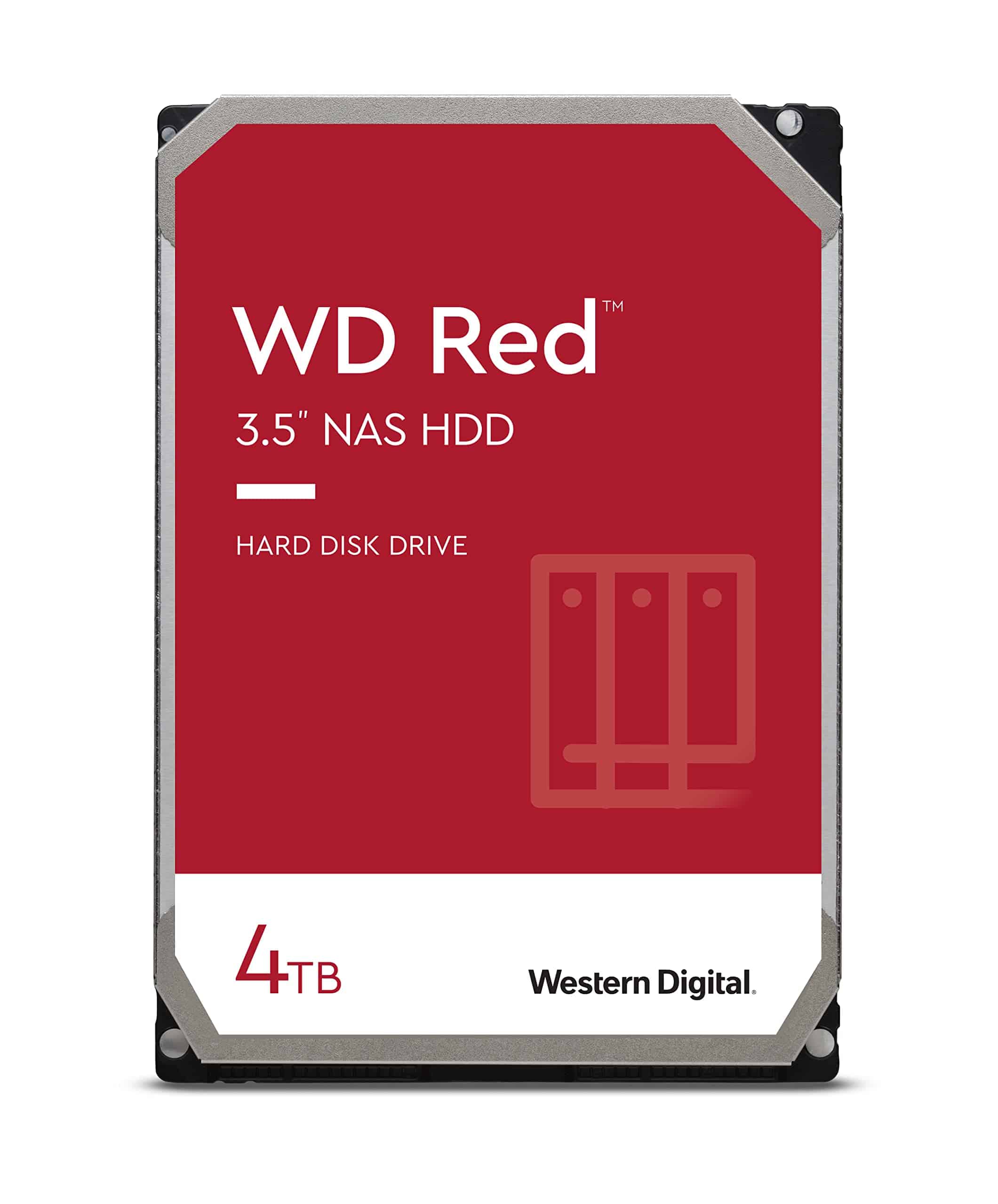 Disco Duro Interno para NAS Western Digital 4TB WD Red -