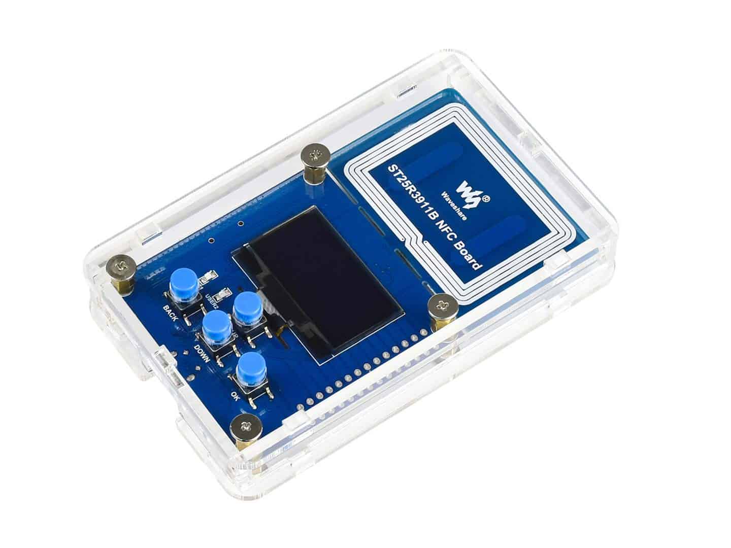 Kit de desarrollo NFC Waveshare ST25R3911B con controlador