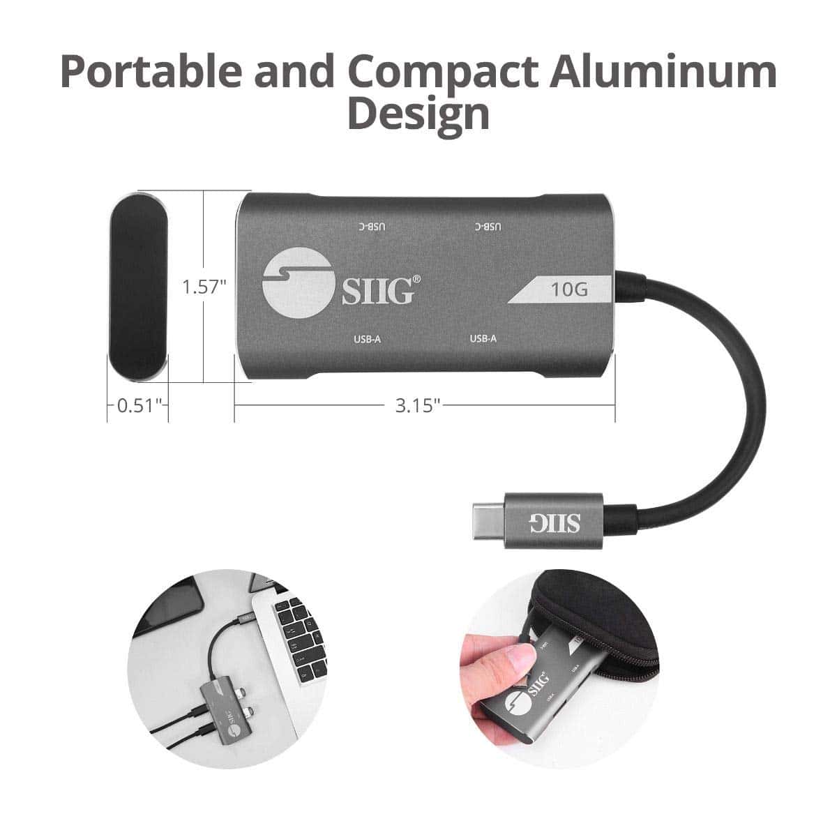 Concentrador USB de 4 Puertos 3.1 Gen 2 10G - 2A2C - Image 8