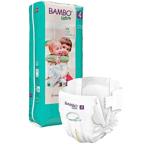 Pañales para bebé Bambo Nature, Talla 4, 48 unidades