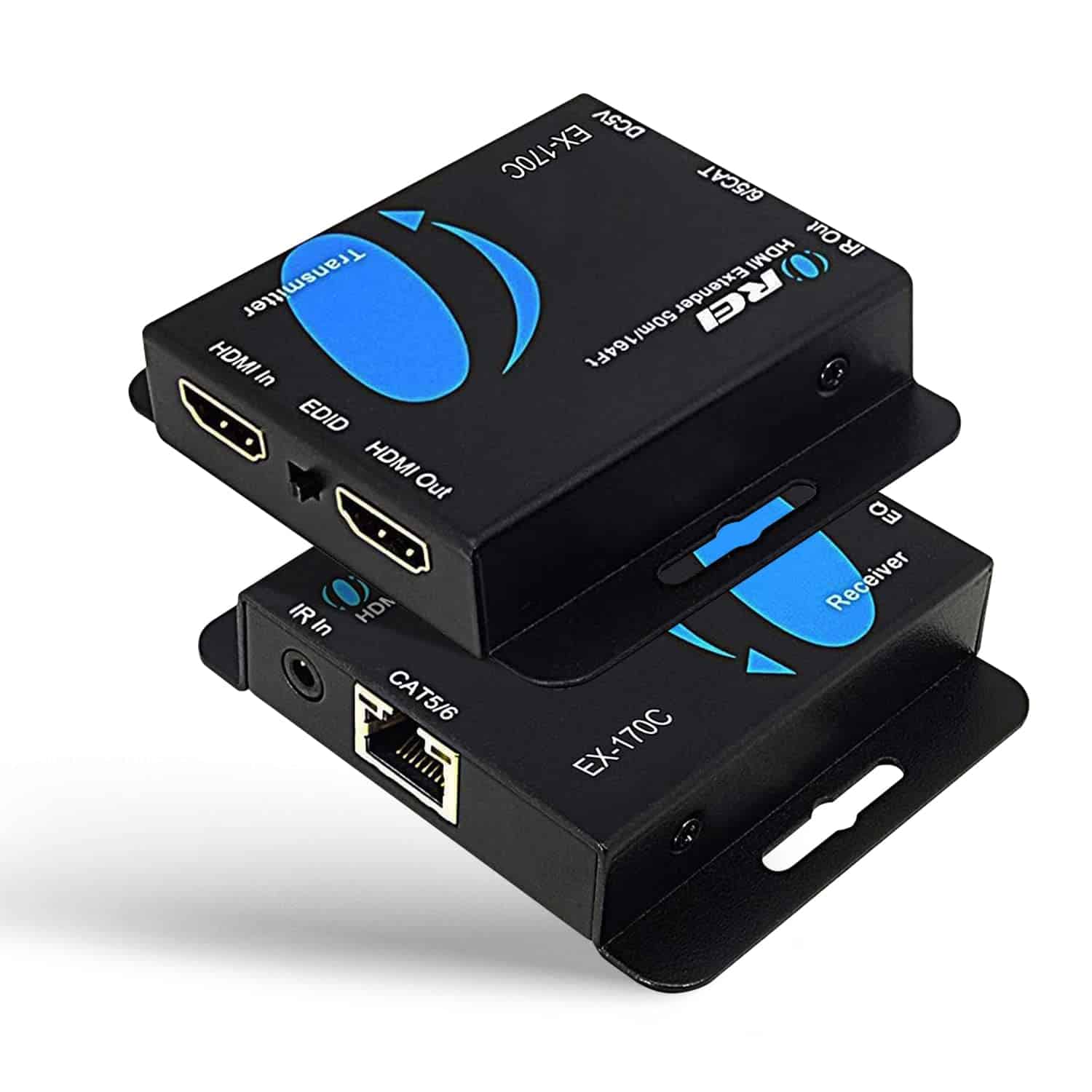 Extensor HDMI 4K sobre Ethernet CAT5/CAT6/CAT7 de OREI, con