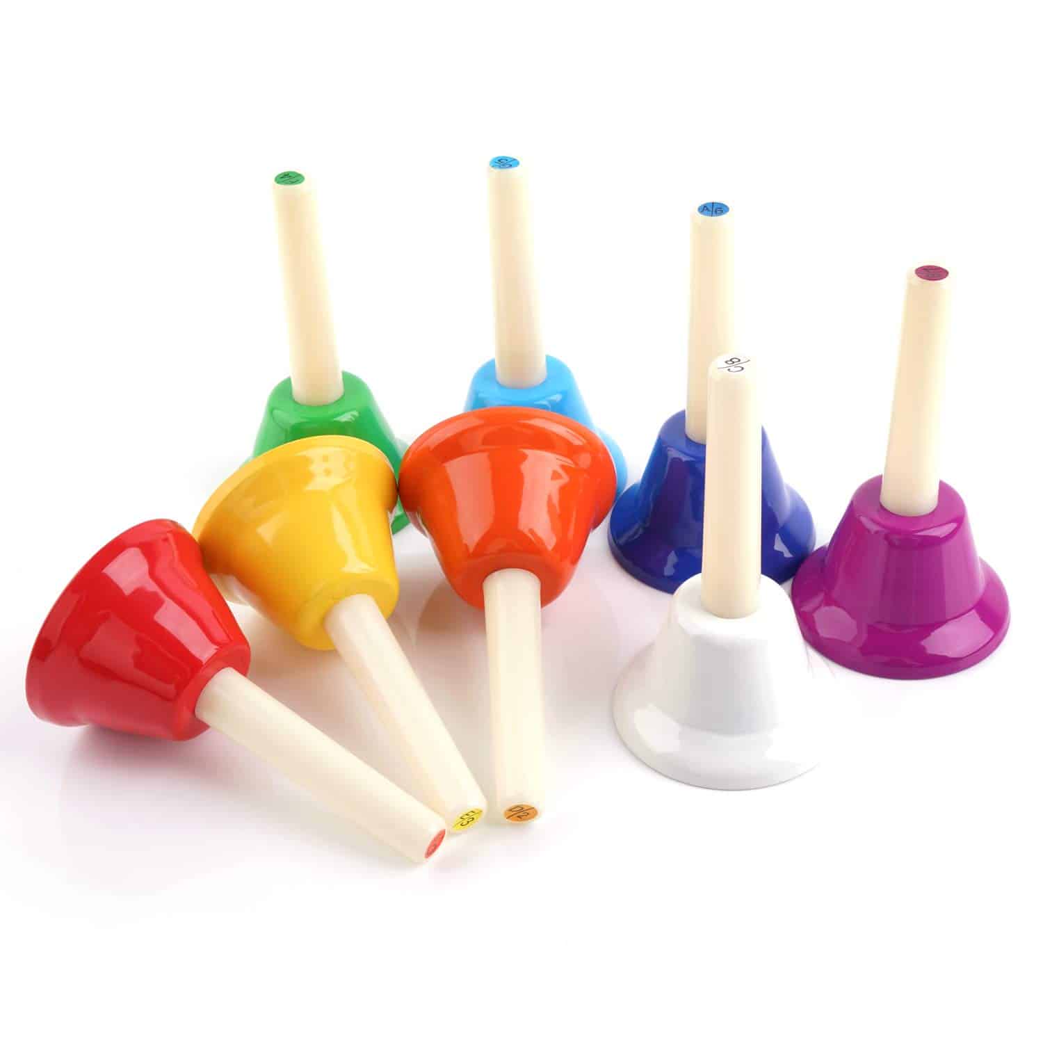 Campanas Manuales, Set de Campanas Musicales de 8 Notas con - Imagen 8
