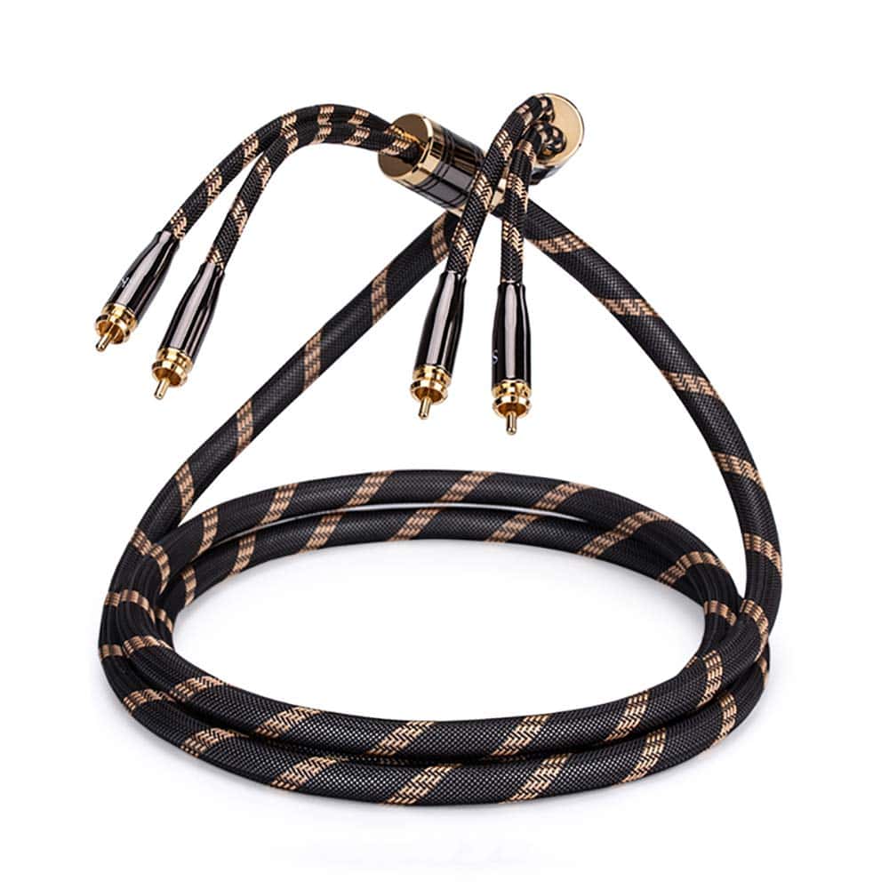 Cable de Audio SKW Upgrad Audiophiles 2RCA Macho a 2RCA