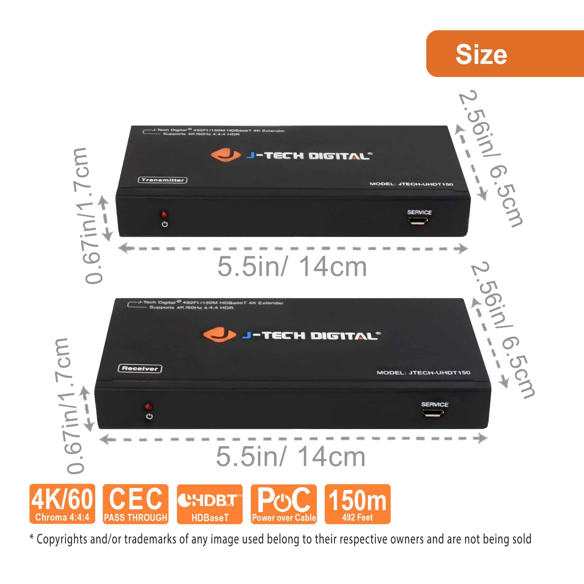Extensor de HDMI de Larga Distancia J-Tech Digital Over - Image 3