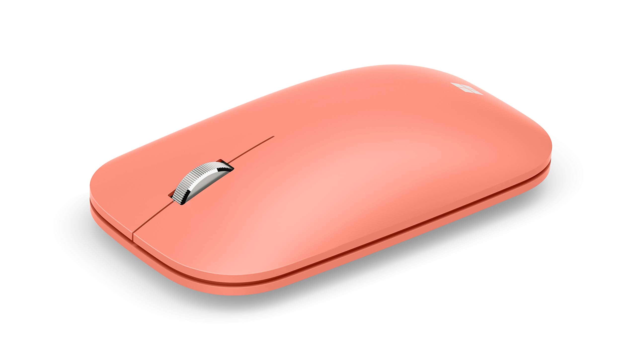 Ratón Microsoft Mobile - Durazno. Uso Cómodo Para Mano