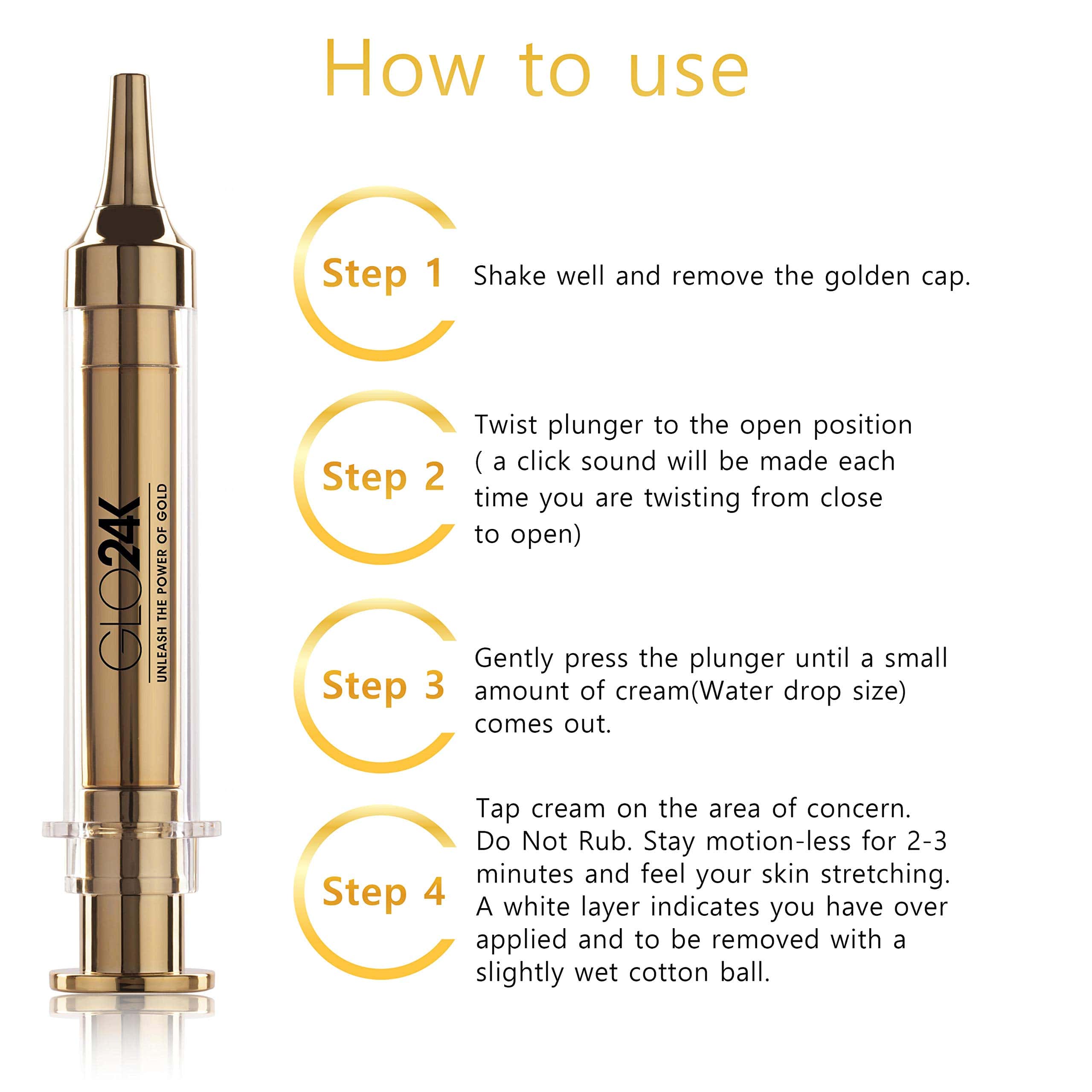 Conjunto Completo de Cuidado de Ojos GLO24K UNLEASH THE - Imagen 6