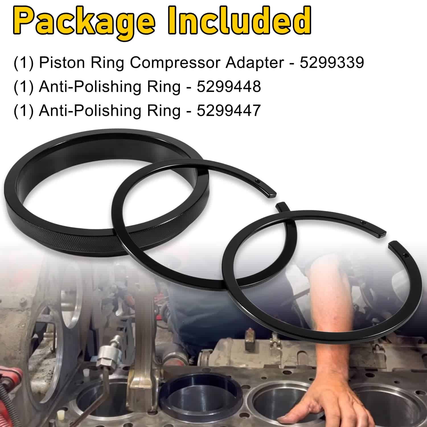 3pcs Adaptador de Compresor de Anillo de Pistón y Anillo - Imagen 6