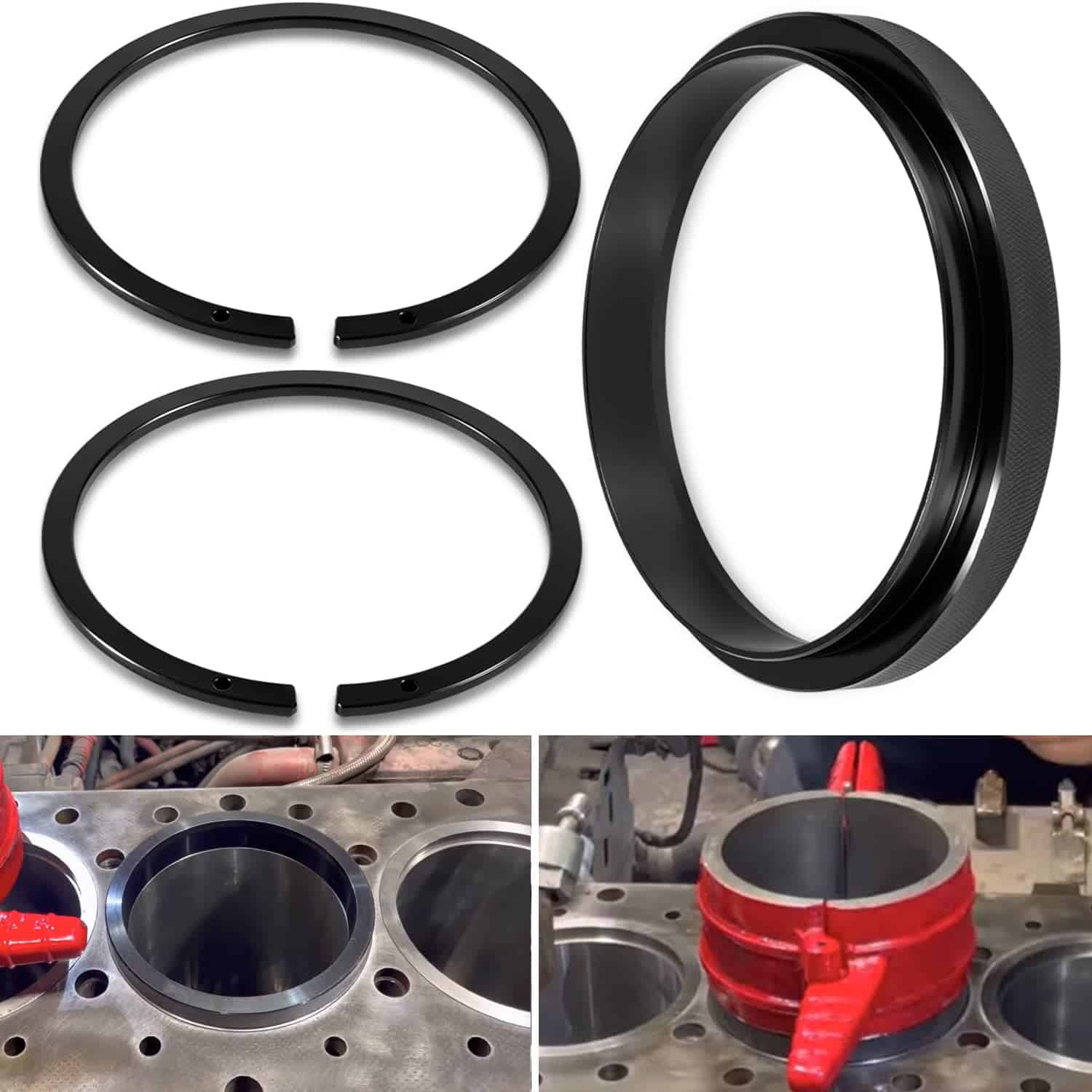 3pcs Adaptador de Compresor de Anillo de Pistón y Anillo