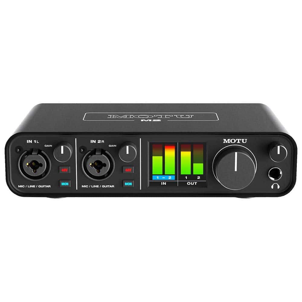 Interfaz de Audio USB-C Motu M2 2x2 con Cable XLR-XLR Bundle - Image 5