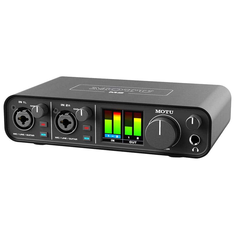 Interfaz de Audio USB-C Motu M2 2x2 con Cable XLR-XLR Bundle - Image 3