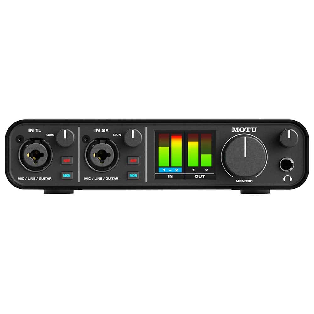 Interfaz de Audio USB-C Motu M2 2x2 con Cable XLR-XLR Bundle - Image 4