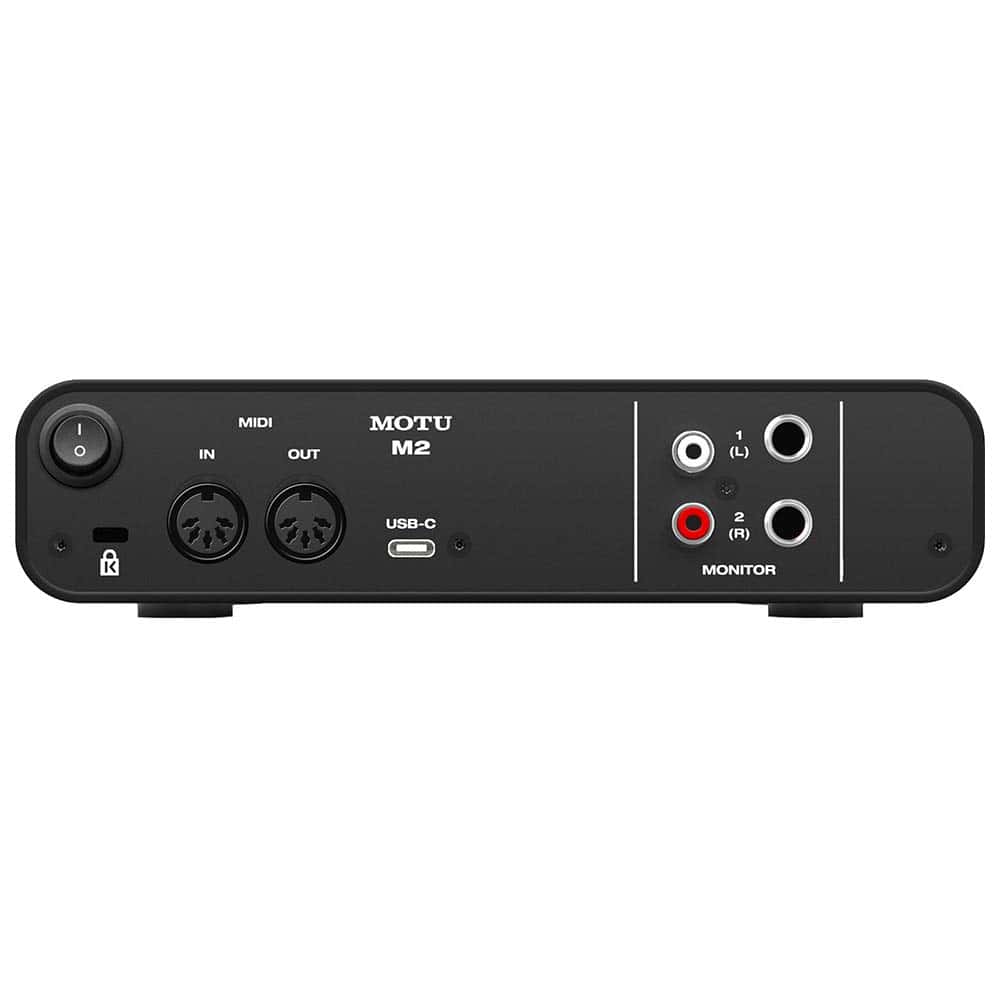 Interfaz de Audio USB-C Motu M2 2x2 con Cable XLR-XLR Bundle - Image 6