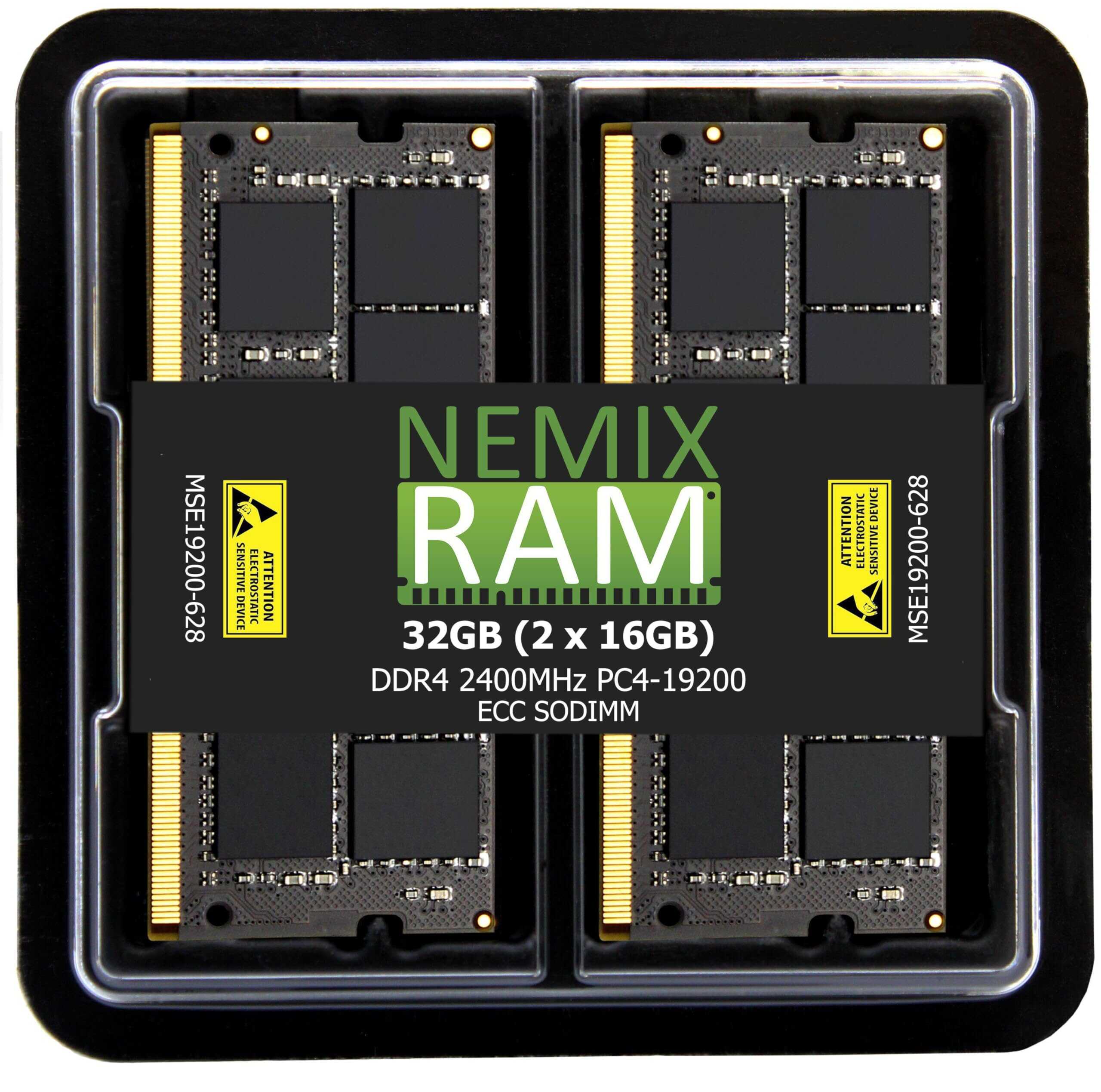 NEMIX RAM 32GB (2X16GB) DDR4 2400MHZ -ODIMM KIT