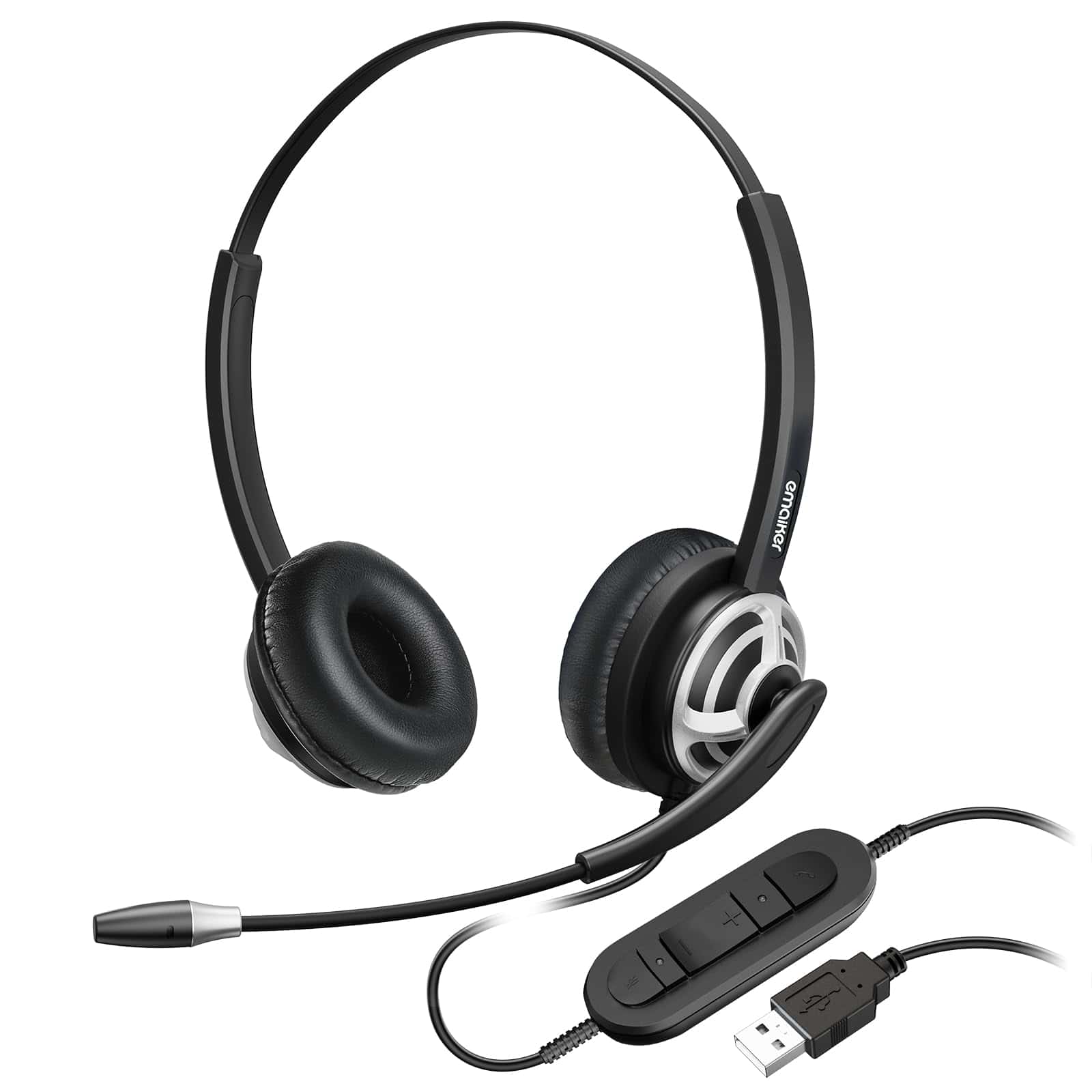 Audífono USB Profesional EMAIKER con Micrófono con
