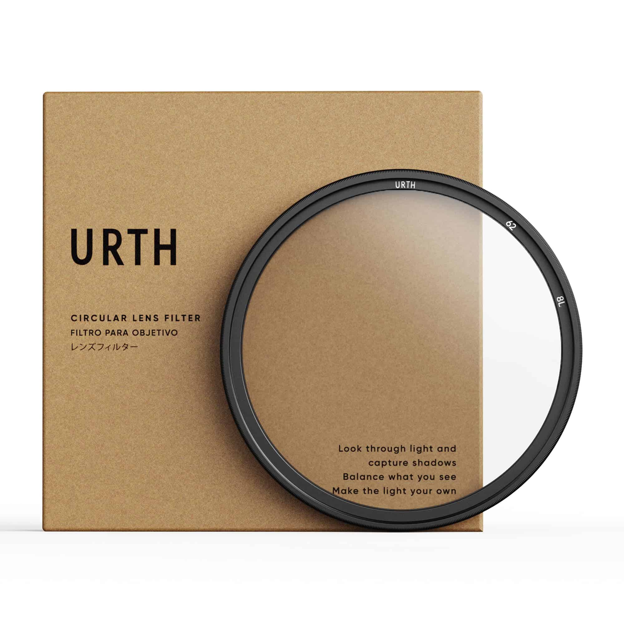 Filtro de Lente UV Urth de 62mm - Ultra-Delgado, Filtro de