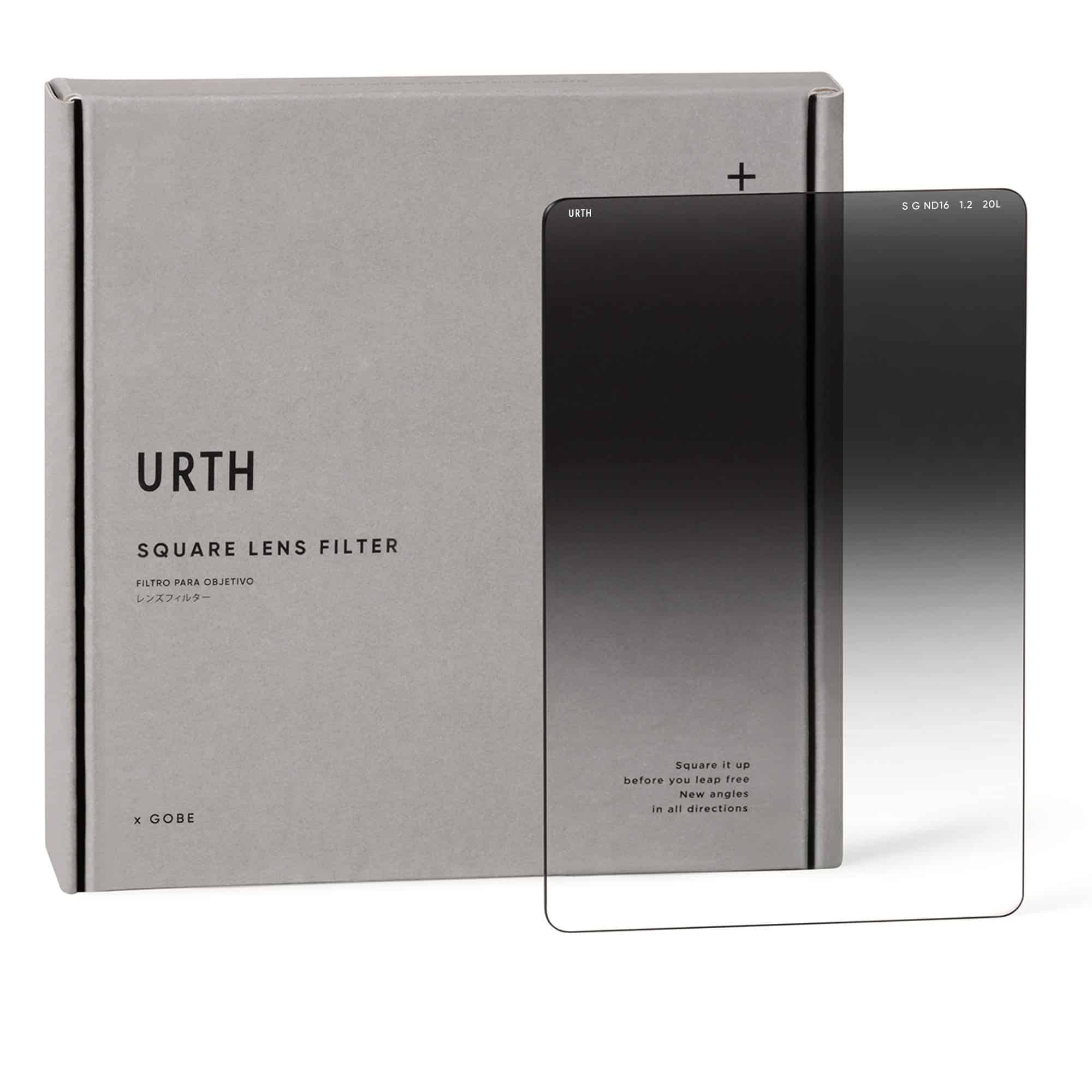 Filtro ND16 Graduado Suave Urth 100 x 150mm (4 Paradas)