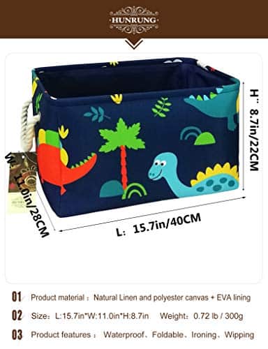 Cesta de Almacenamiento Rectangular HUNRUNG Lindo - Image 3