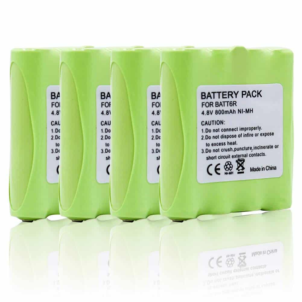 Batería Ni-MH de 800mAh BATT6R BATT-6R Compatible con AVP8