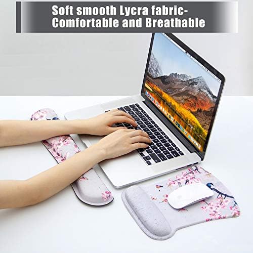 MousePad AORTDES 9.84" x 7.4"+Reposamuñecas ergonómico -Gris - Imagen 6