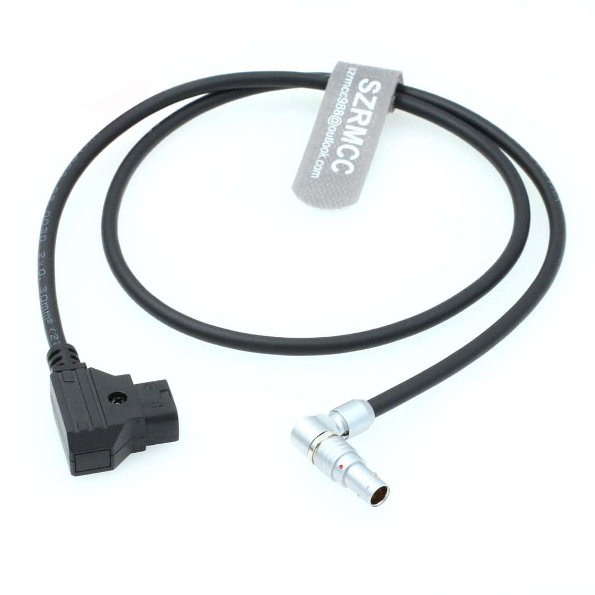 Cable de alimentación D-Tap a ángulo recto 0B 4 Pin para