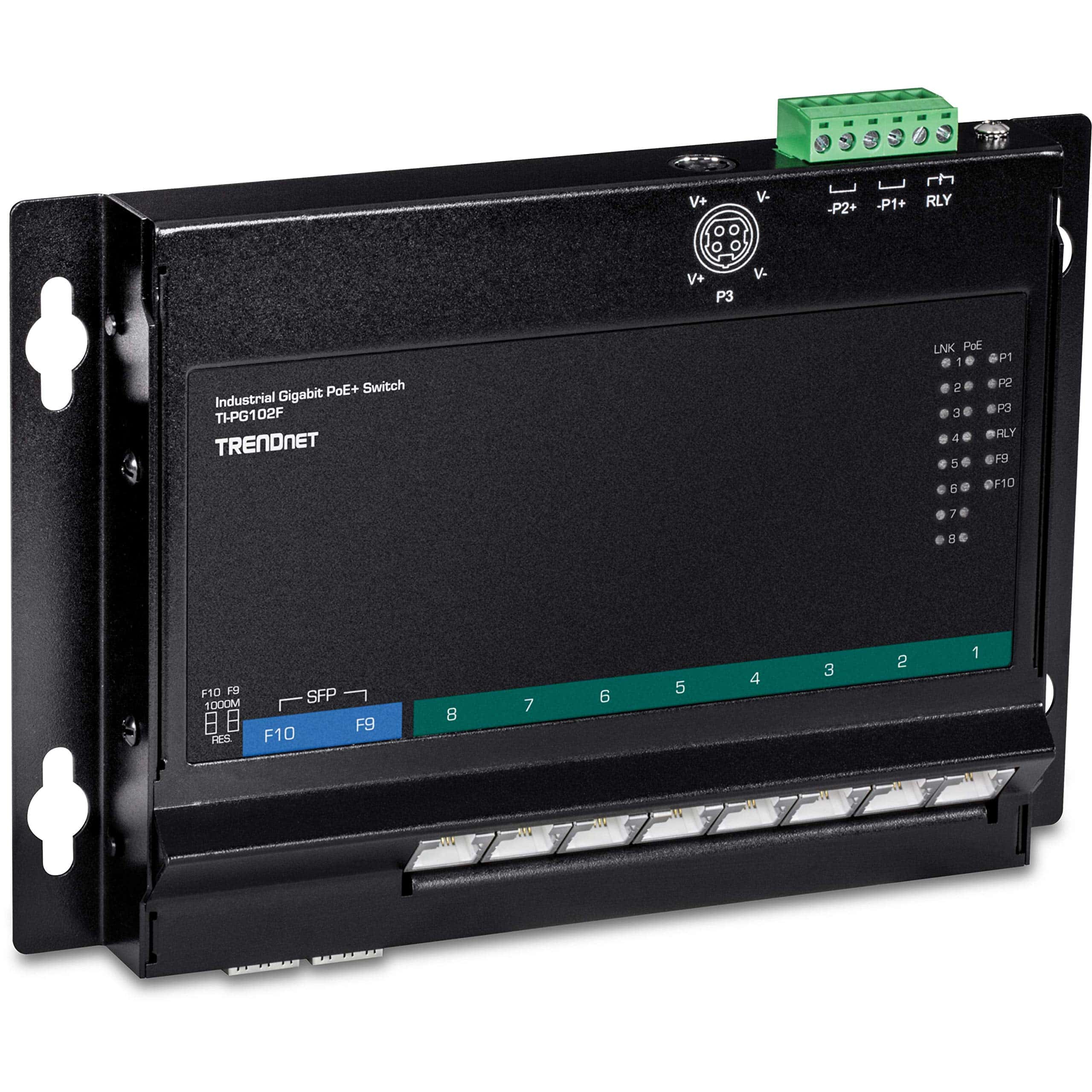 Switch Industrial de Montaje en Pared con Acceso Frontal