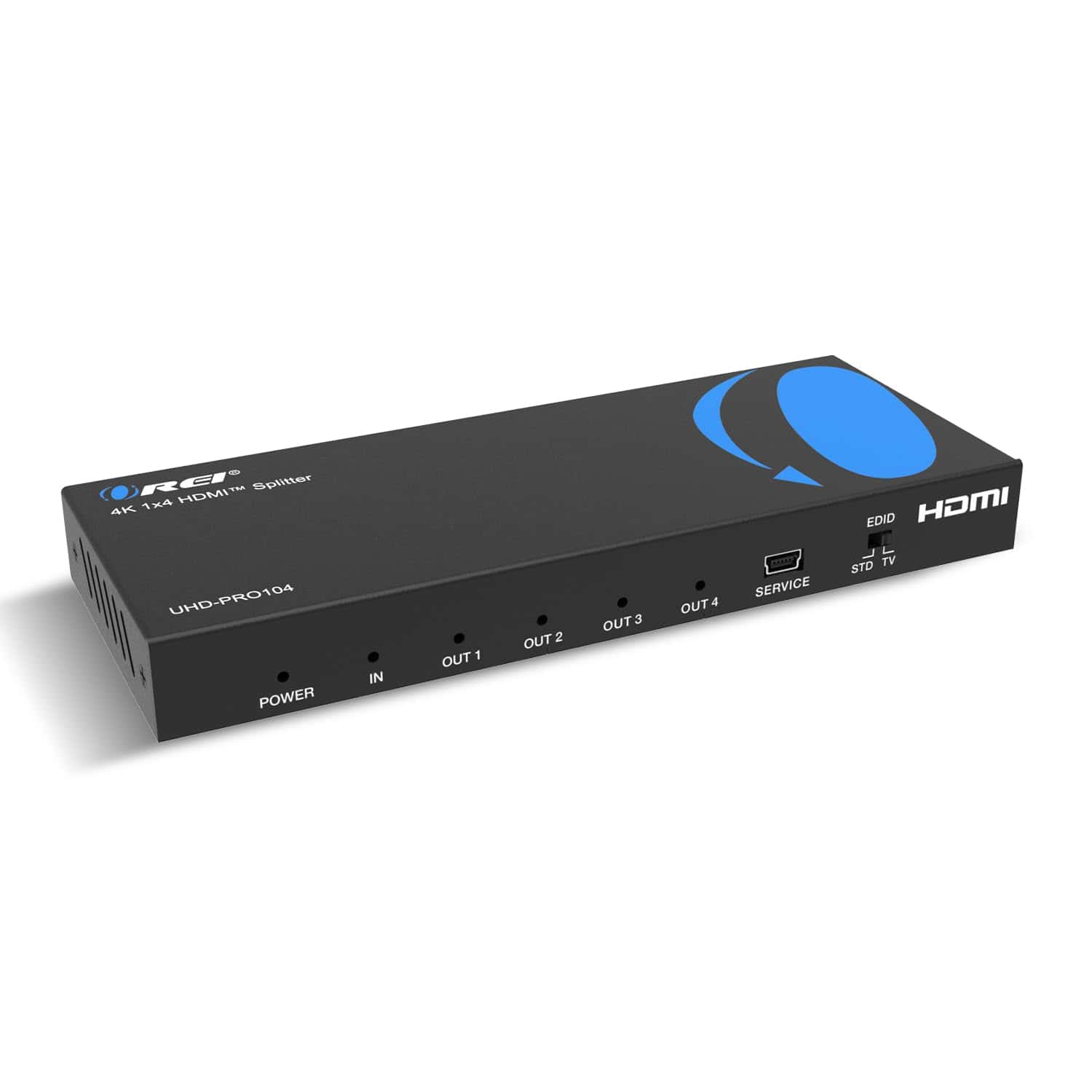OREI 4K HDMI Splitter 1 in 4 out Duplicate / Mirror 4K