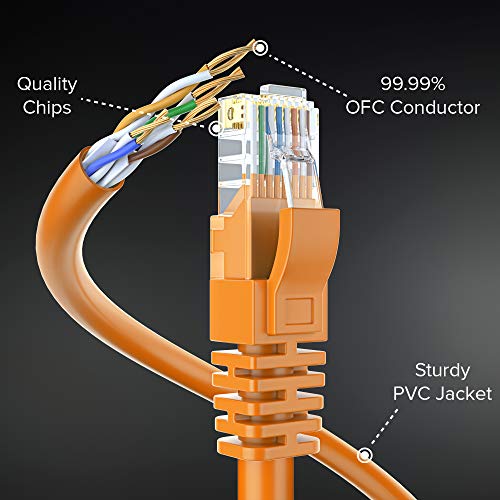 Cable Ethernet Maximm Cat 6 300 Pies UTP LAN -Naranja - Image 4