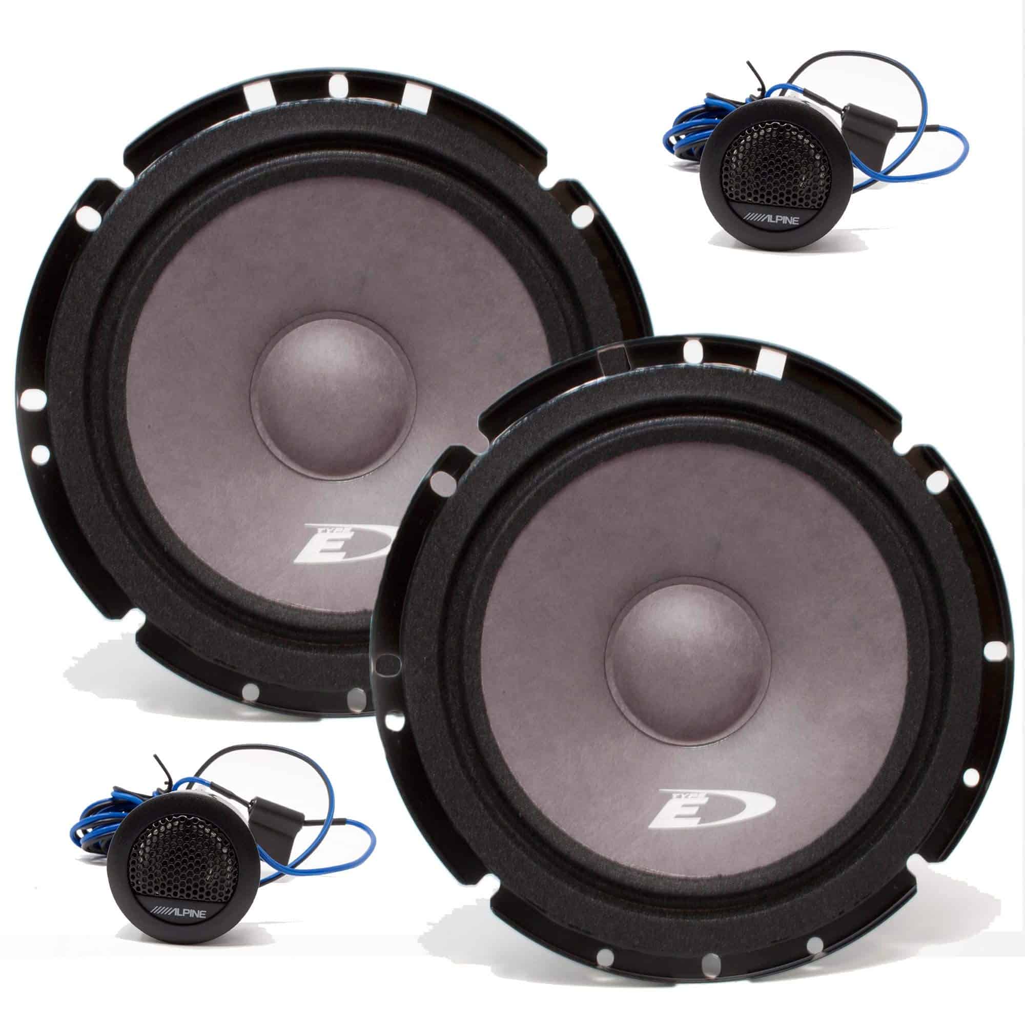 Par de Altavoces de Componentes de Audio para Automóvil