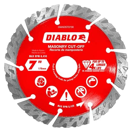 Disco de corte segmentado de diamante Diablo de 5 pulgadas
