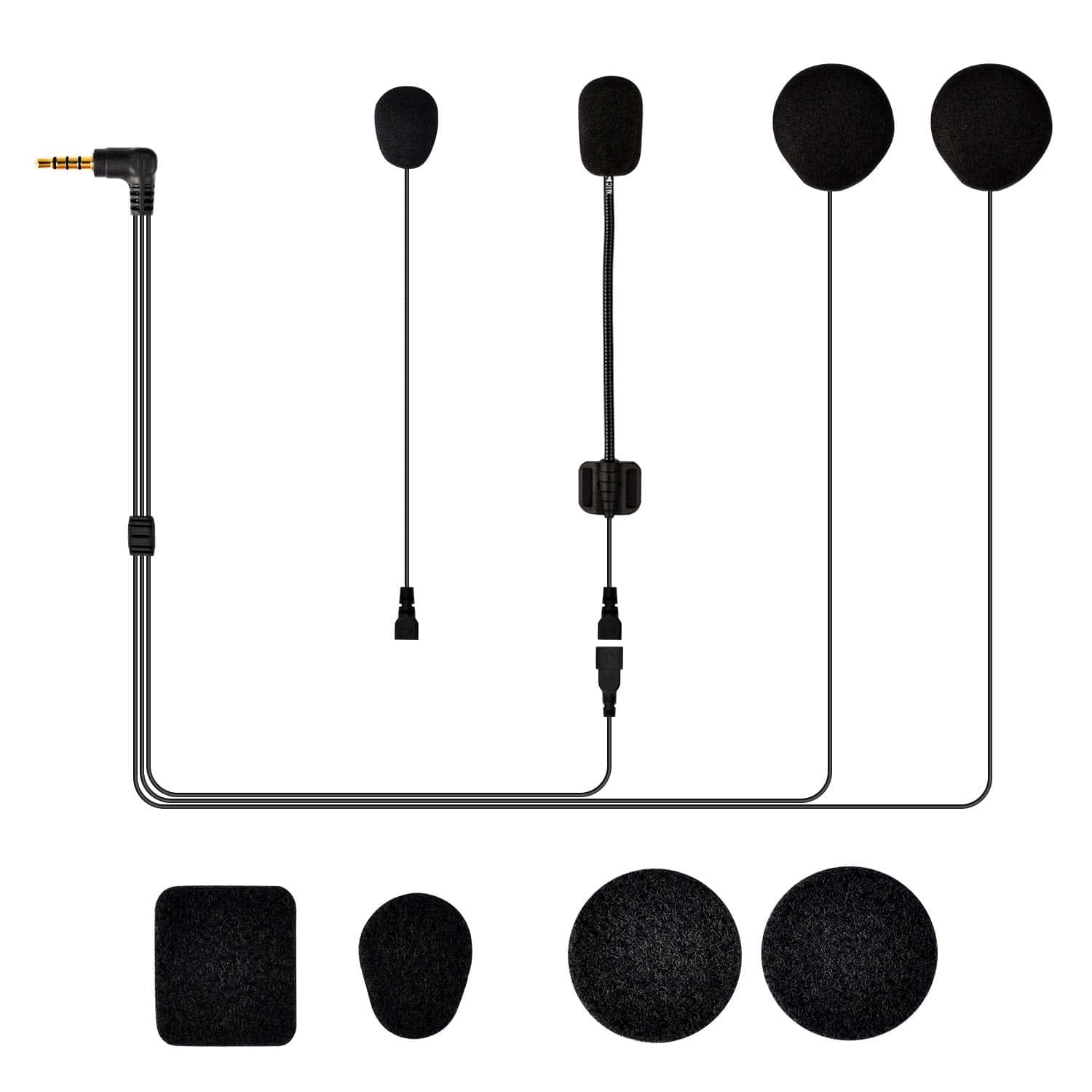 Accesorios Fodsports FX4 Pro Bluetooth Intercom (Altavoz y