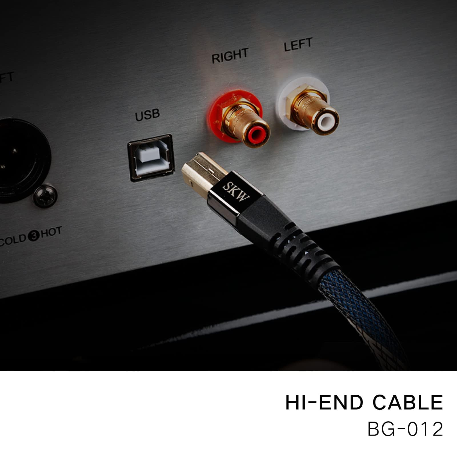 Alternative view of Cable de Audio USB DAC SKW Audiophiles USB 2.0 de USB Tipo
