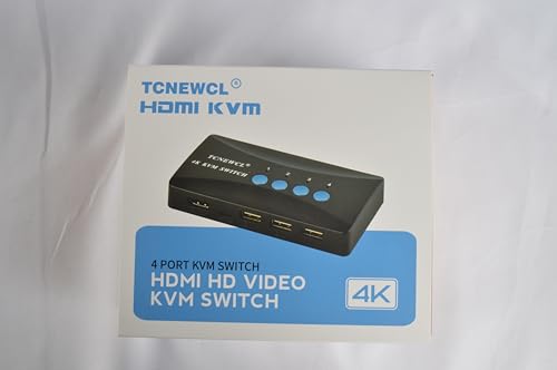 Switch KVM TCNEWCL de 4 Puertos, Switcher KVM HDMI - Image 8