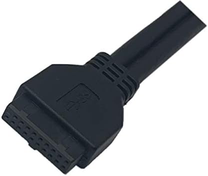 Cable GINTOOYUN 10'' USB 3.0 20 Pines Macho A Hembra -Negro - Image 5