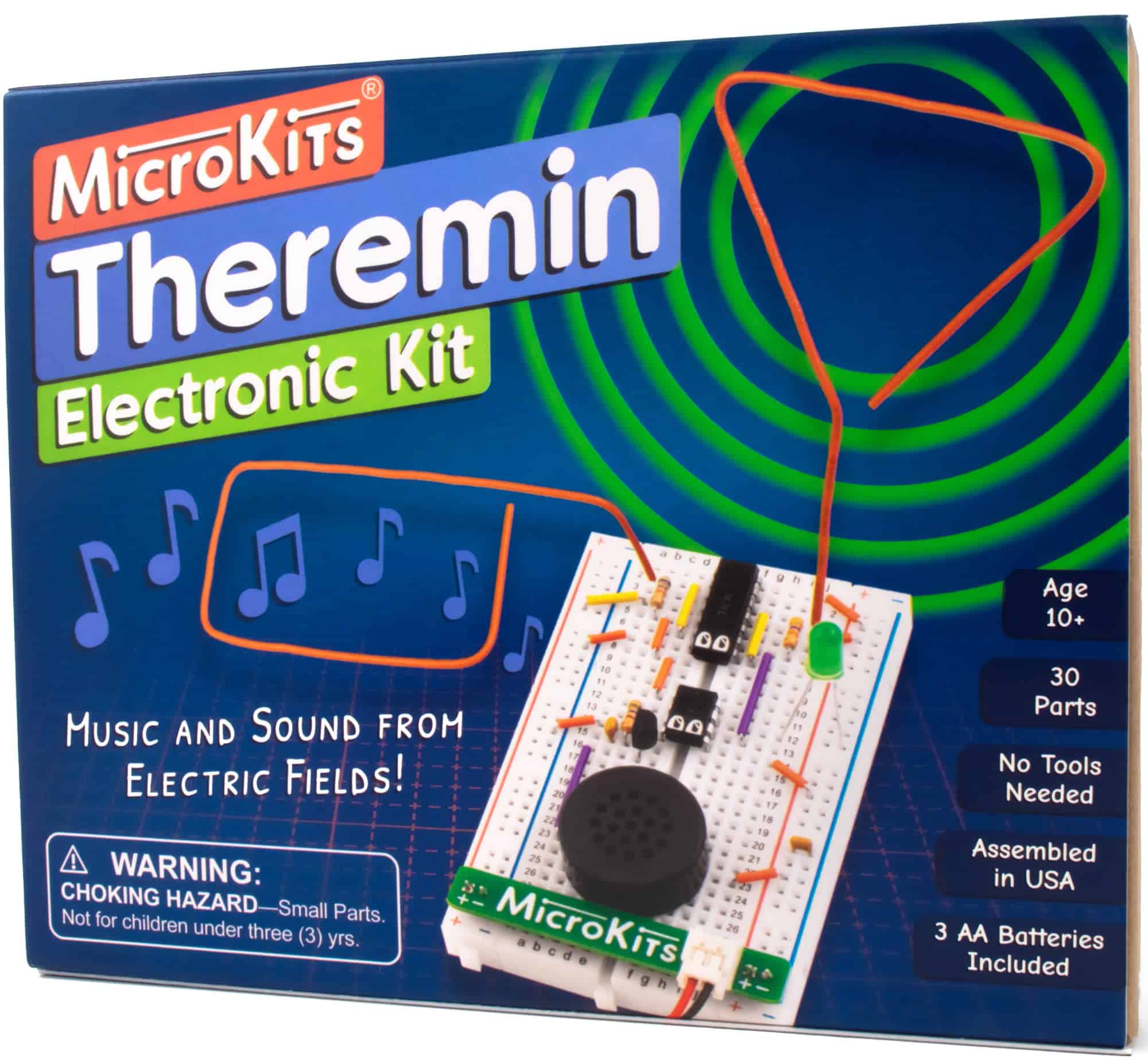 Kit Electronico Musical Microkits Theremin STEAM Tablero