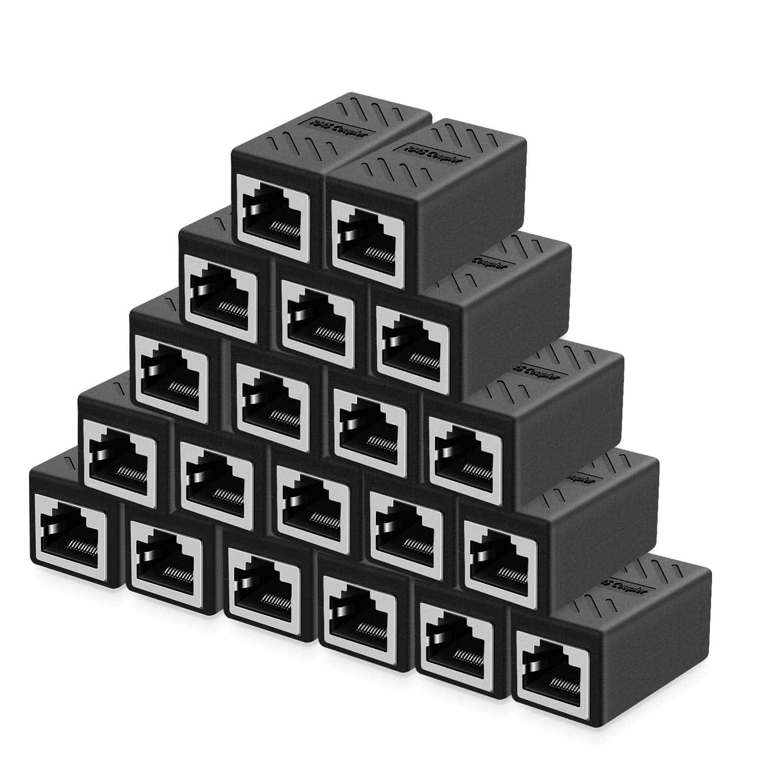 Acoplador RJ45 Ethernet Extensor Cat7 Cat6 Cat5e Ethernet