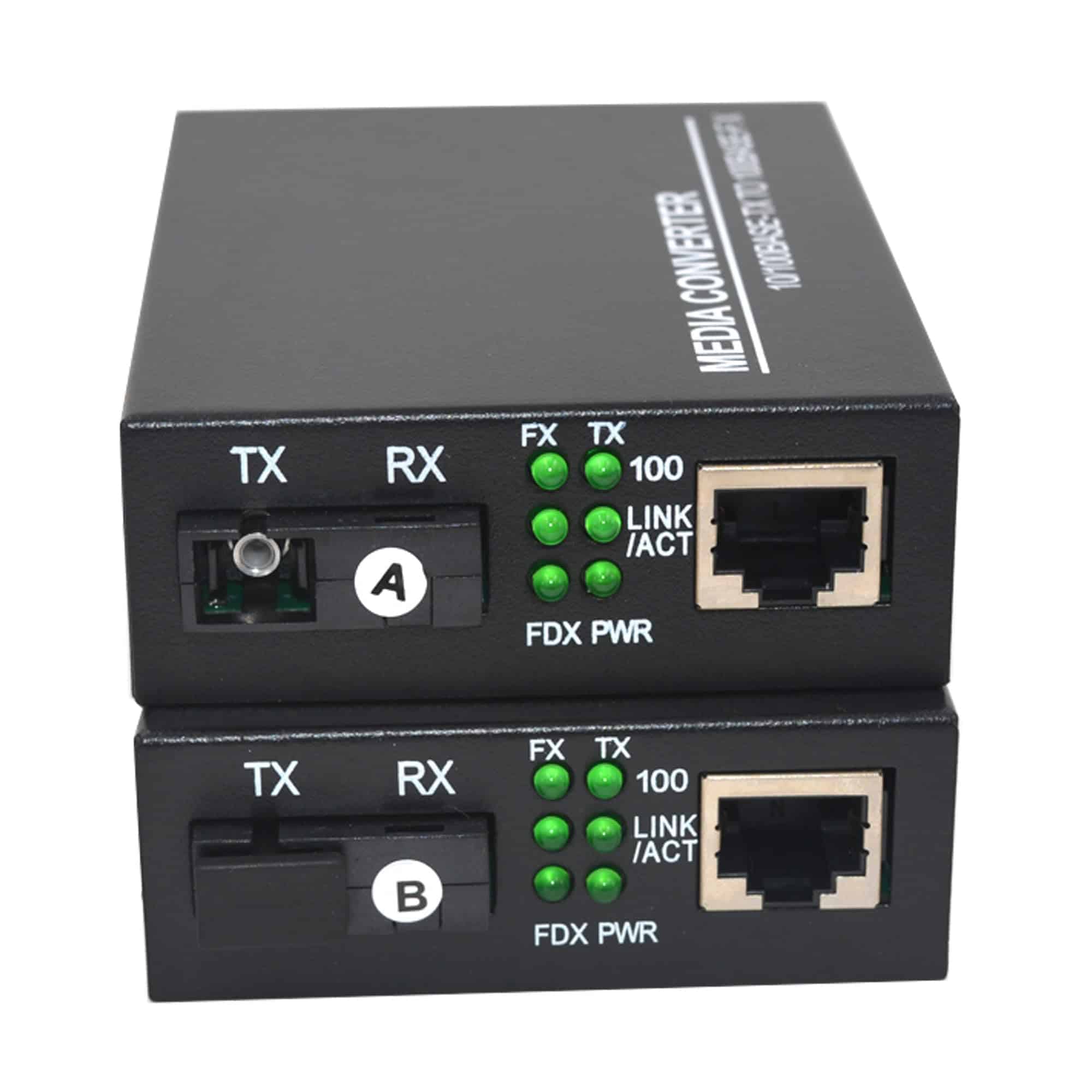 Convertidores de Medios Ethernet Primeda 10/100Mbps, Fibra