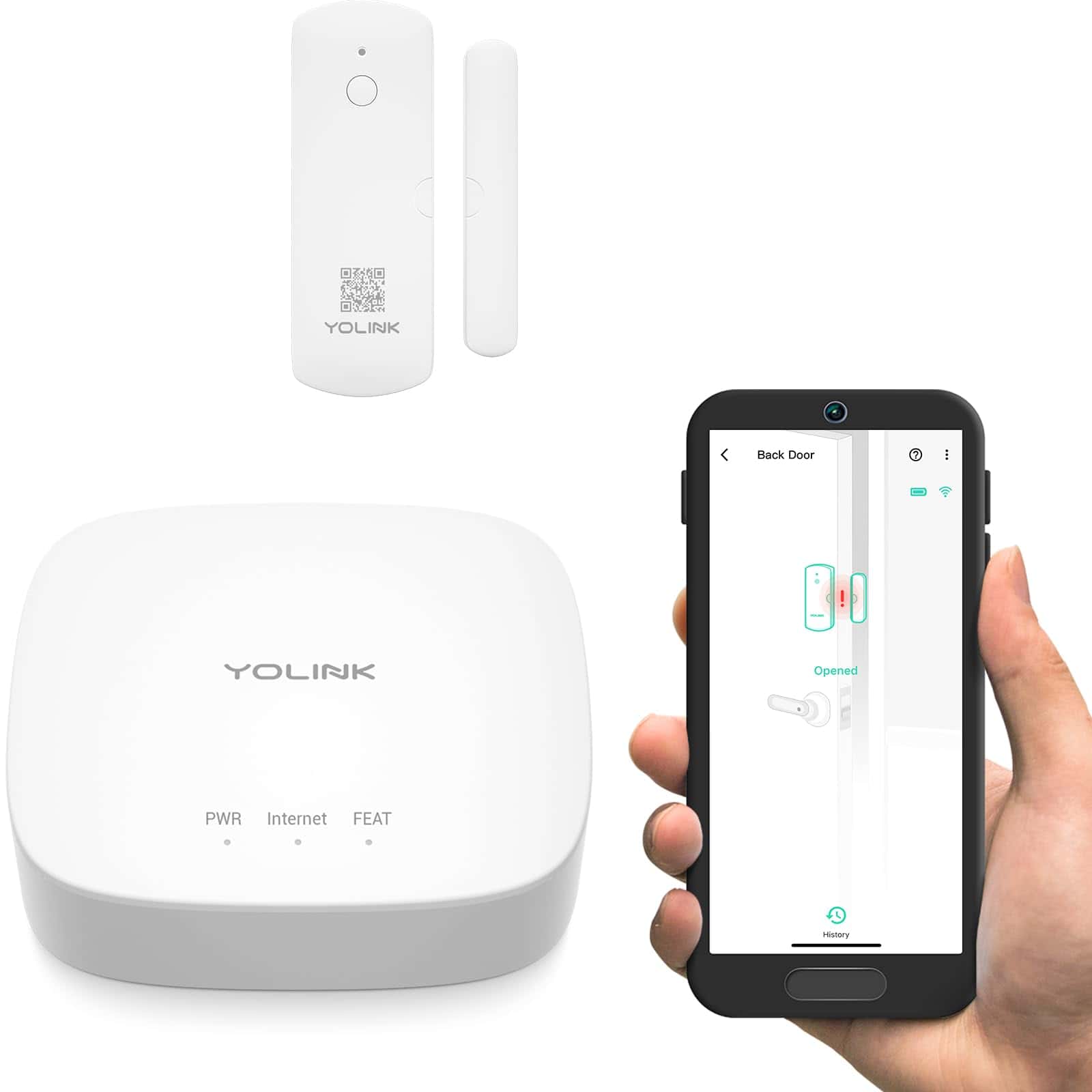 Kit de Inicio de Sensor de Puerta Inteligente -Paquete de 1