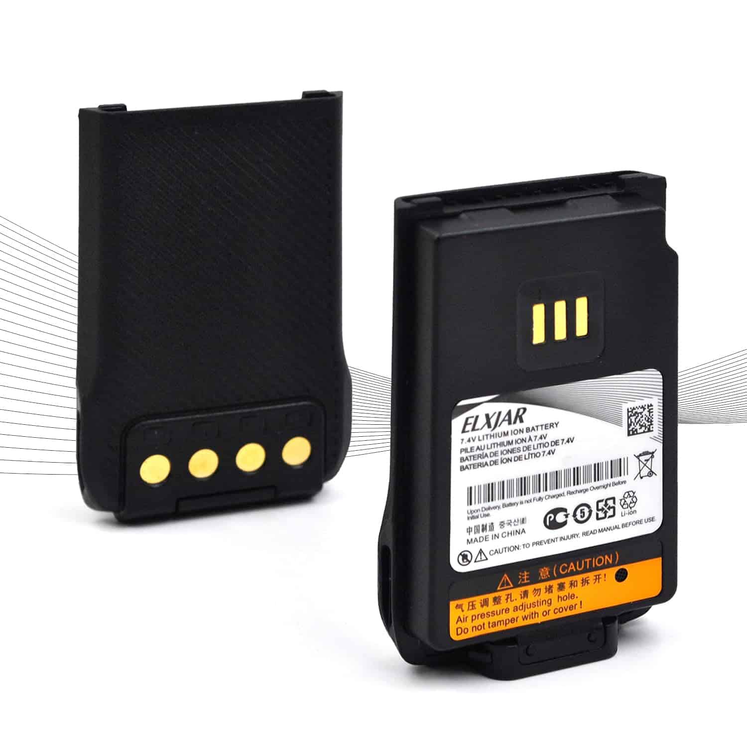 (Paquete de 2) Batería de Li-ion BL1502 de 7.4V 1500mAh de