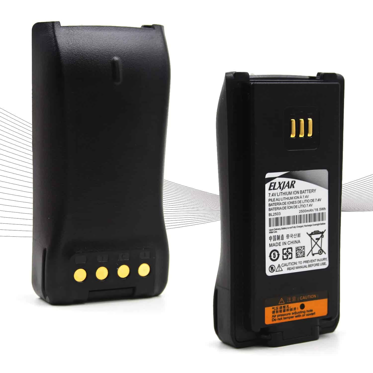 (Paquete de 2) Batería de Reemplazo BL2503 7.4V 2500mAh