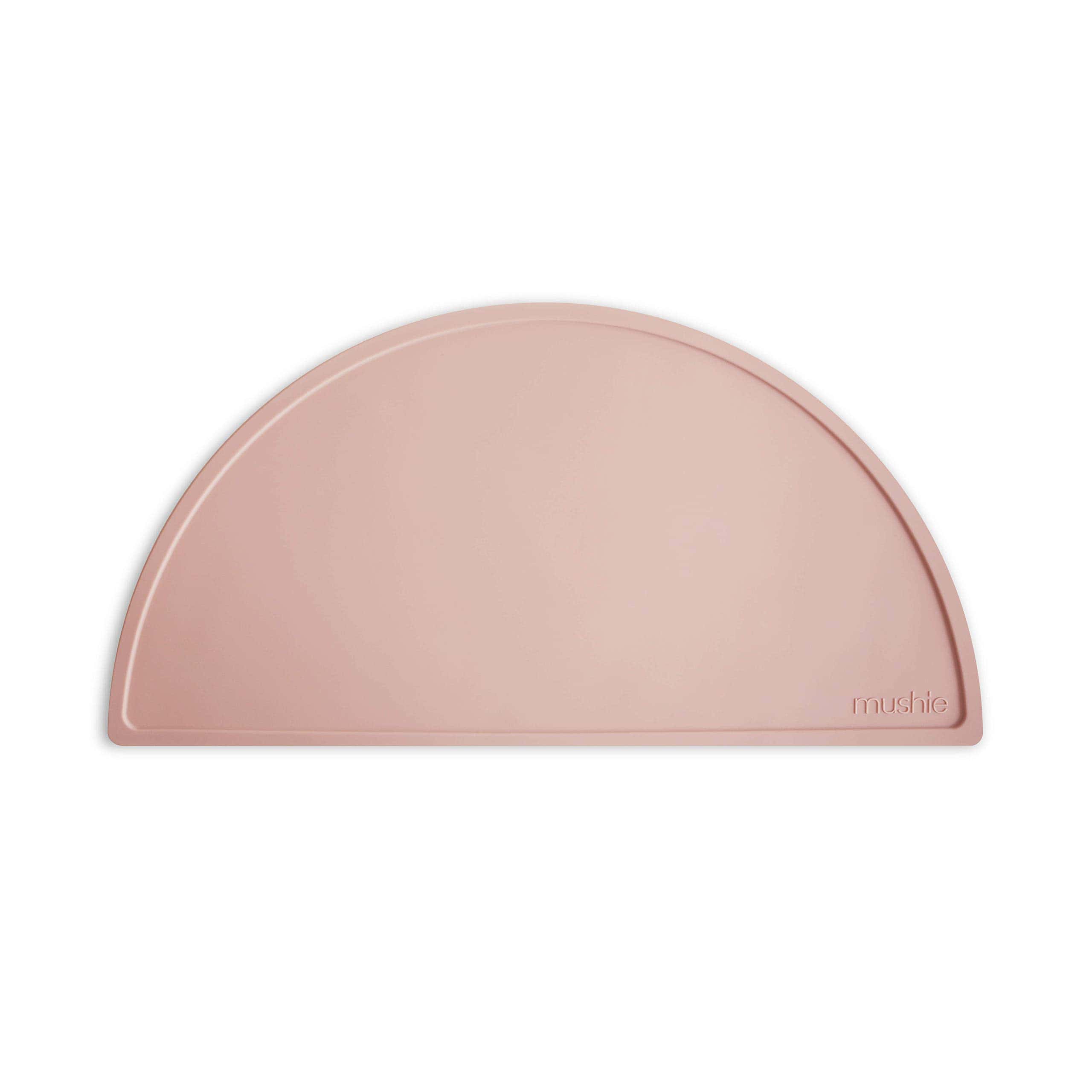 Tapete de Silicona para Niños mushie | Diseño -Rosa suave
