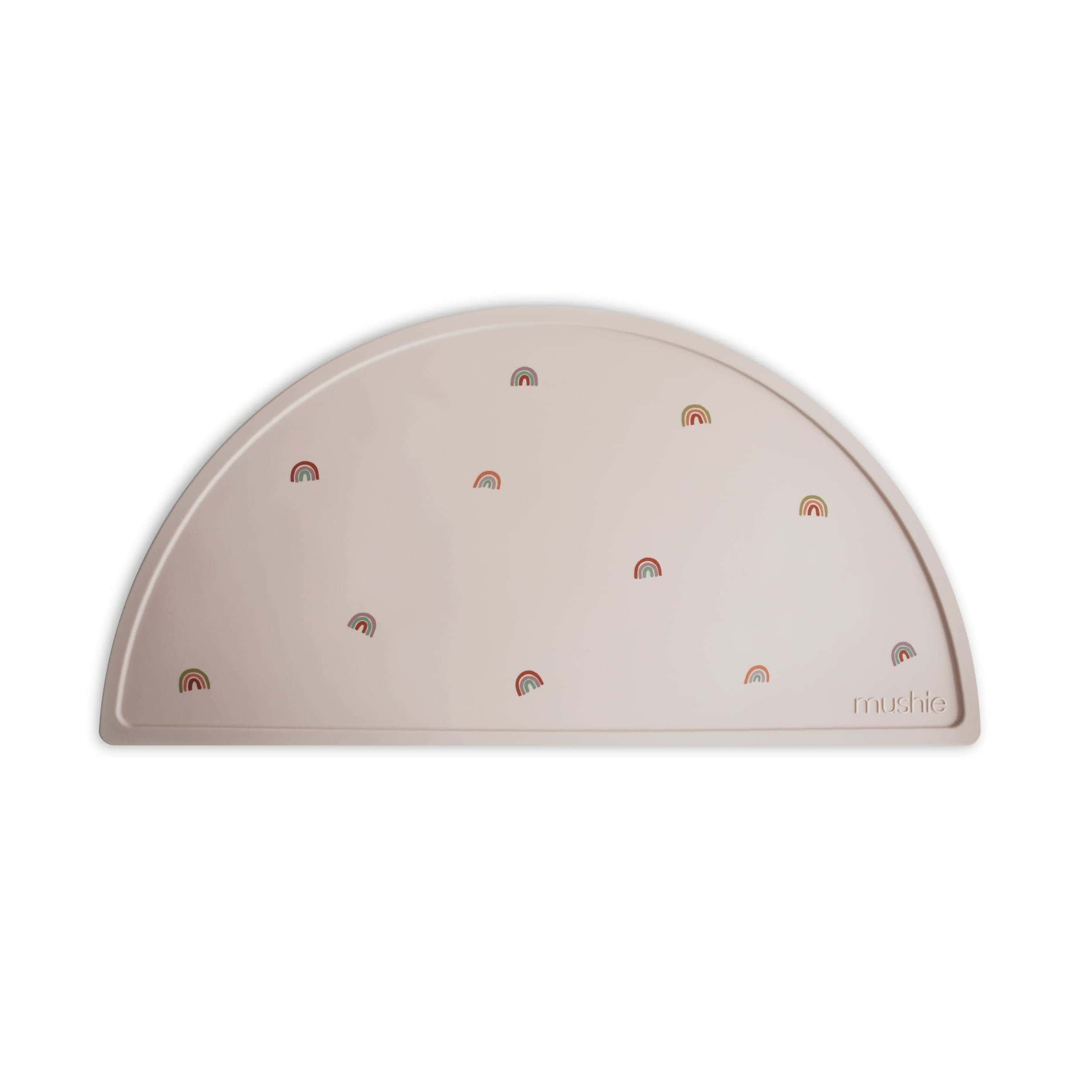 Mushie Mantel de Silicona para Niños | Diseño -Rainbows