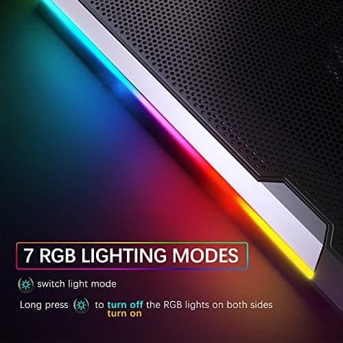 Almohadilla de enfriamiento para computadora RGB TopMate - Image 5