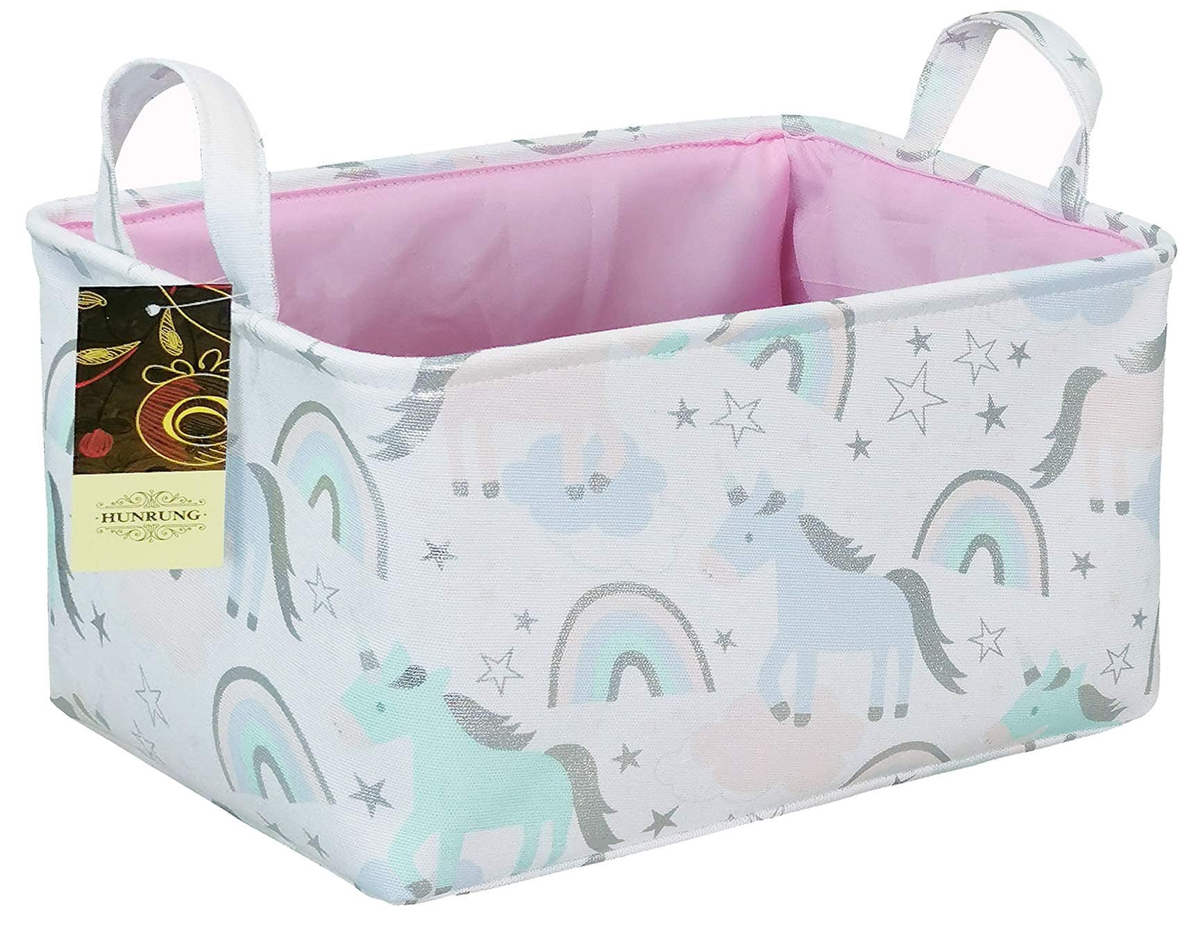 Cesta de Almacenamiento Rectangular HUNRUNG Lindo -Unicornio
