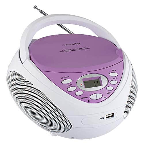 HANNLOMAX HX-326CD Boombox Portátil de CD/MP3, Radio AM/FM,