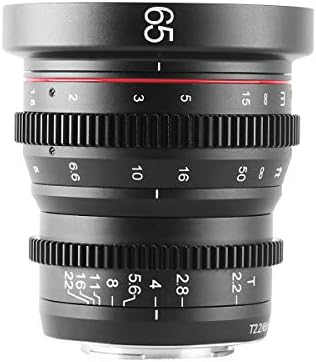 Lente de Cámara de Fotografía Meike 65mm T2.2 -Negro