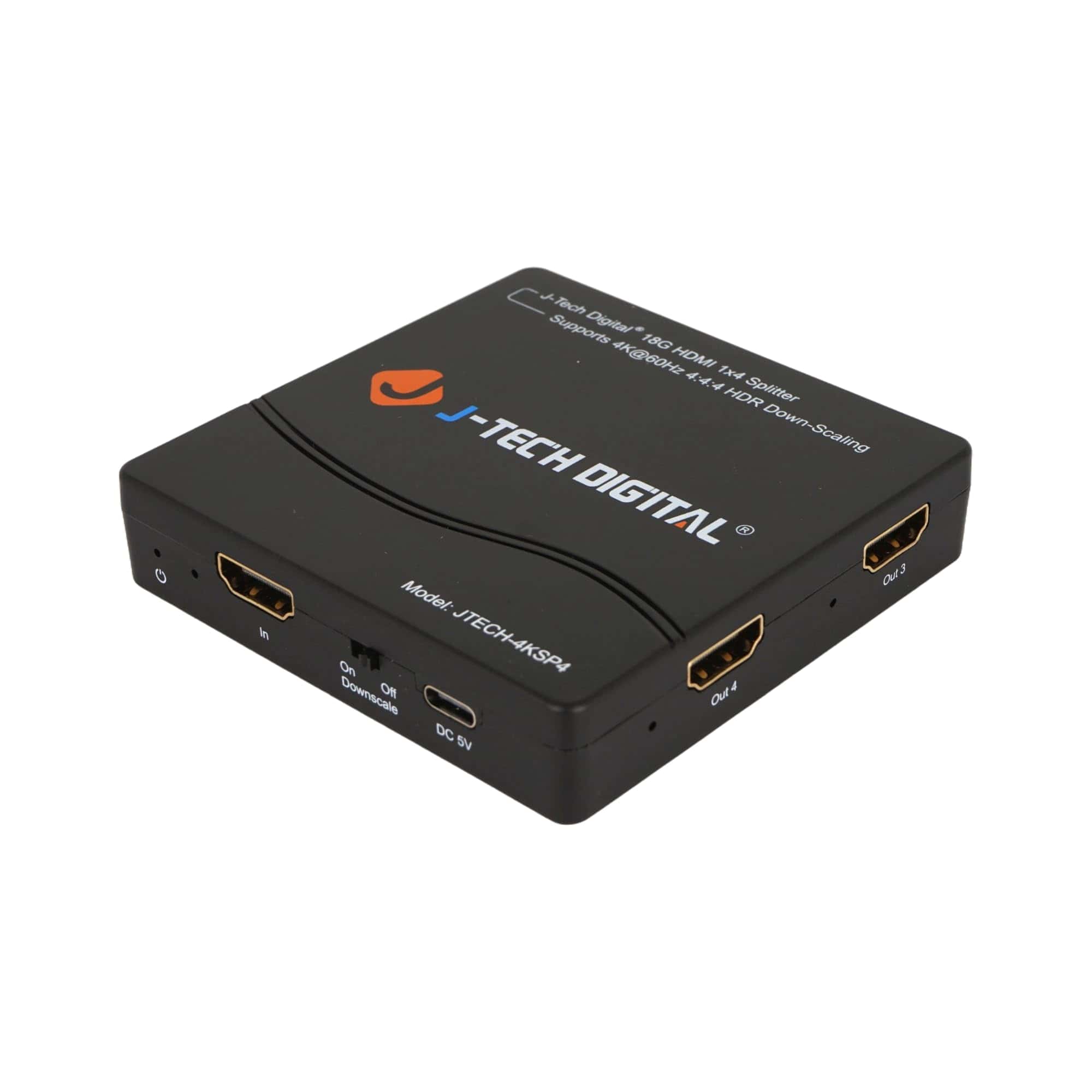 Divisor HDMI J-Tech Digital 4K 60Hz 1X4 Salida