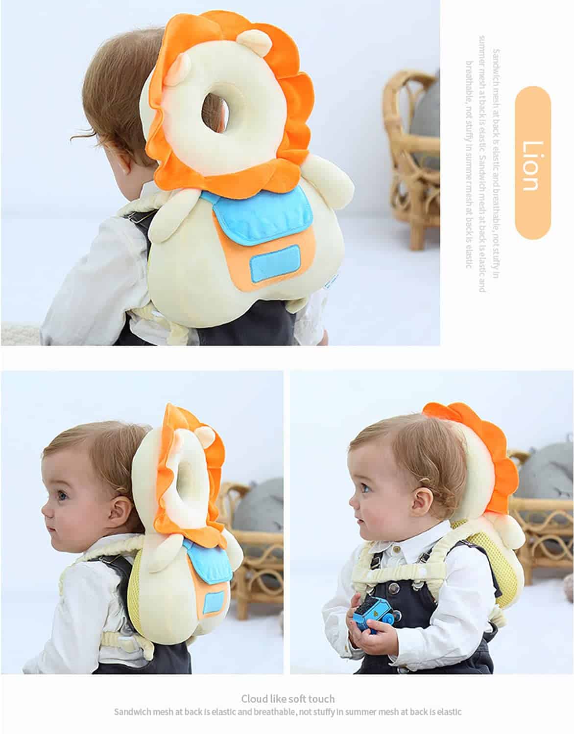 Protector de Seguridad para la Cabeza de Bebé y Niño - Imagen 7